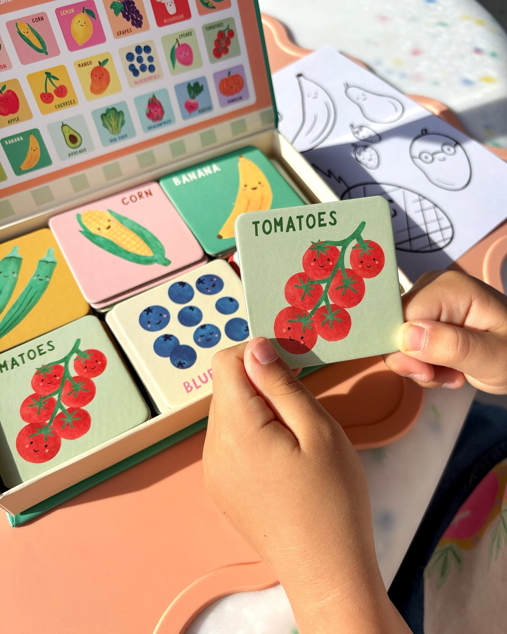 Lauren Sissons | Fruit & Veg Memory & Matching Game | Shop NZ – PAPER PLANE