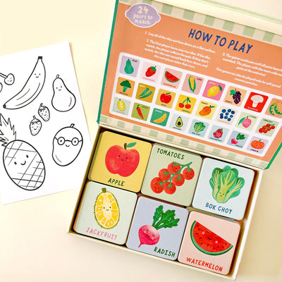 Fruit & Veg Memory & Matching Game