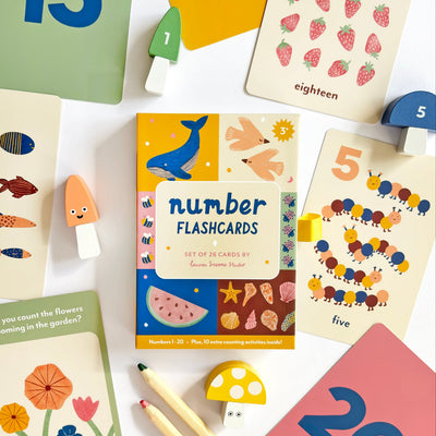 Illustrated Number Flashcards