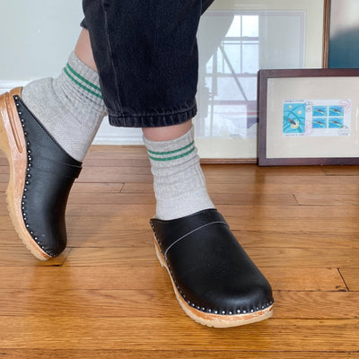 Boyfriend Socks - Light Grey