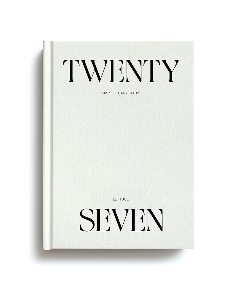 2027 Daily Diary - Minimal Typographic