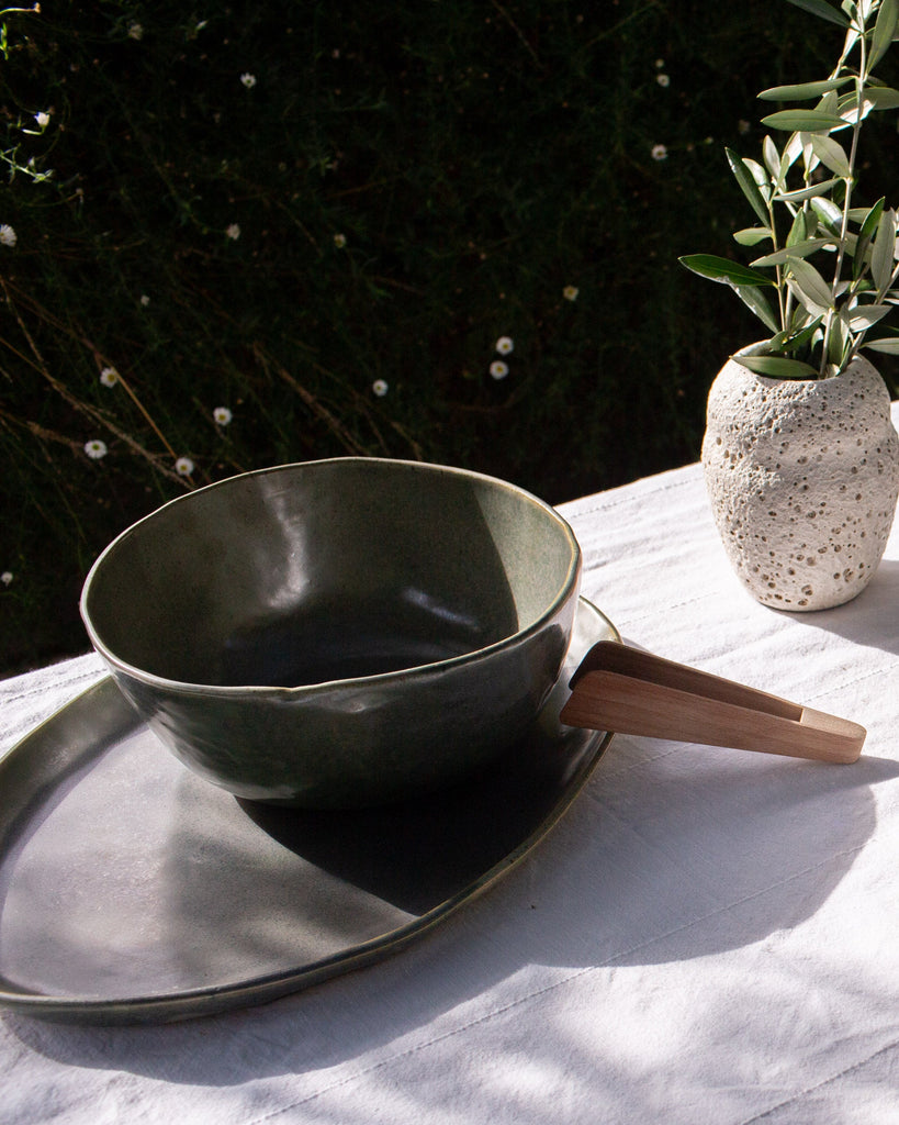 Deep Serving Bowl - Kelp