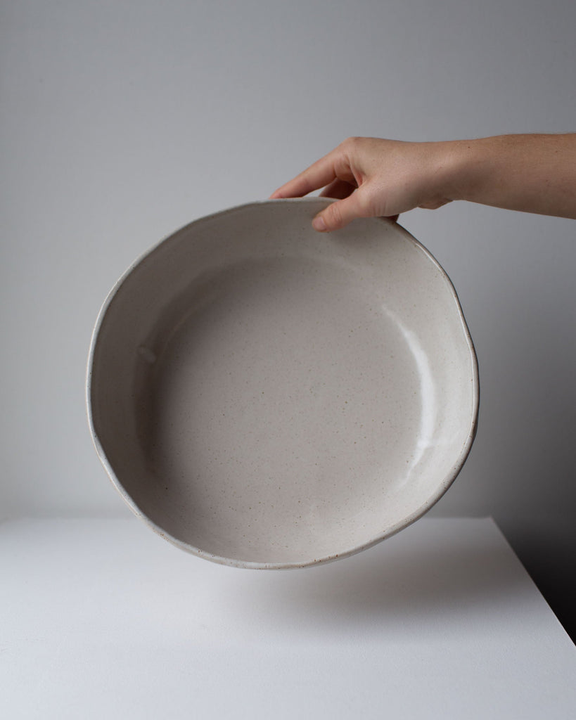 Large Serving Bowl - White