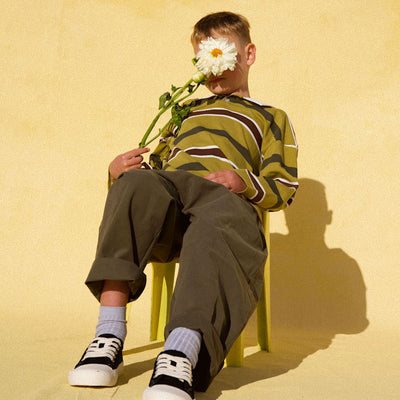 Rae Rugby Jersey - Avocado Stripe