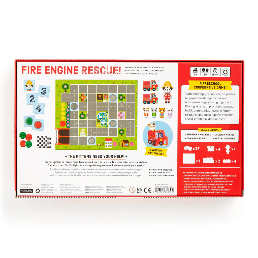 Fire Engine Rescue Board Game