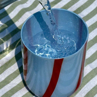 Atina Tumbler - Blue & Red