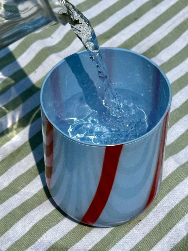 Atina Tumbler - Blue & Red