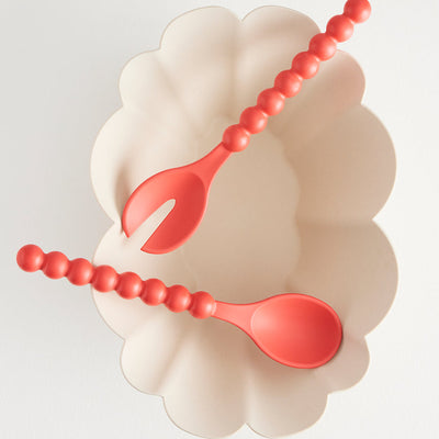 Cloud Serving Spoons - Coral