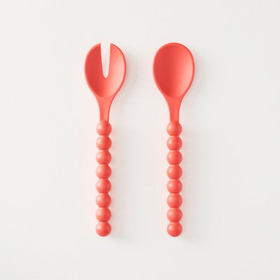 Cloud Serving Spoons - Coral