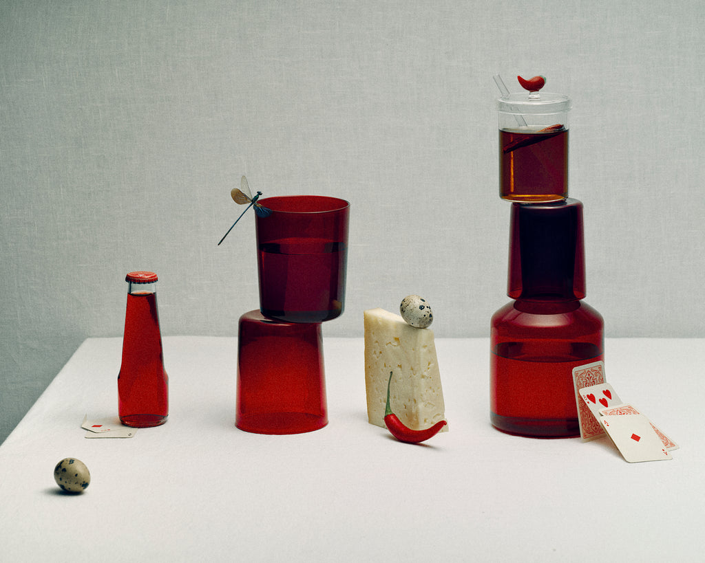 J'ai Soif Carafe & Glass - Rouge