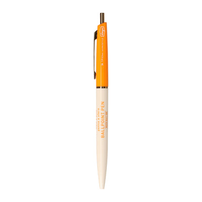 Mach Ballpoint Pen - Beige & Orange