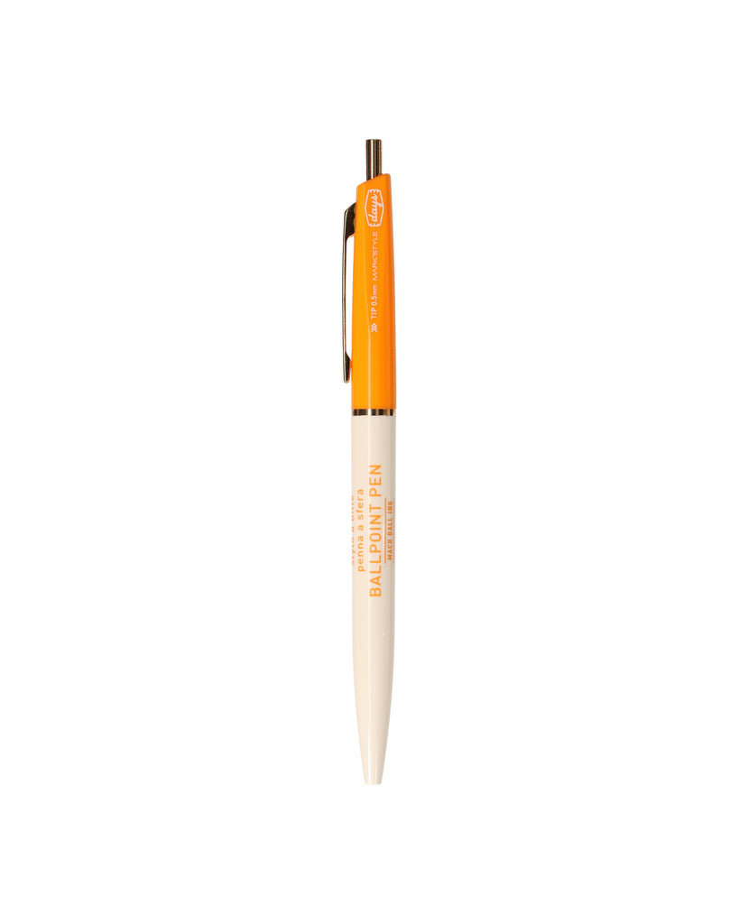 Mach Ballpoint Pen - Beige & Orange