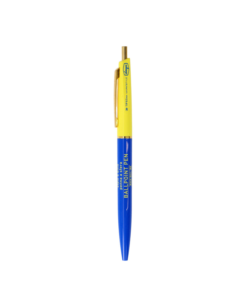 Mach Ballpoint Pen - Blue & Yellow