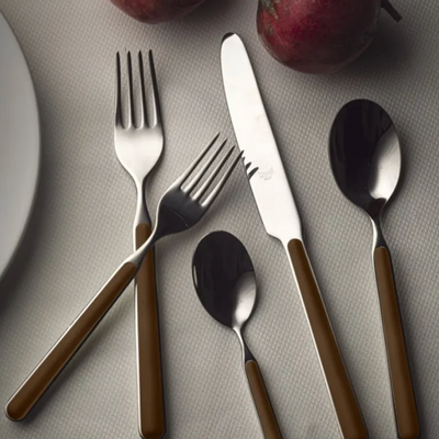 Fantasia Cutlery Set - Tobacco