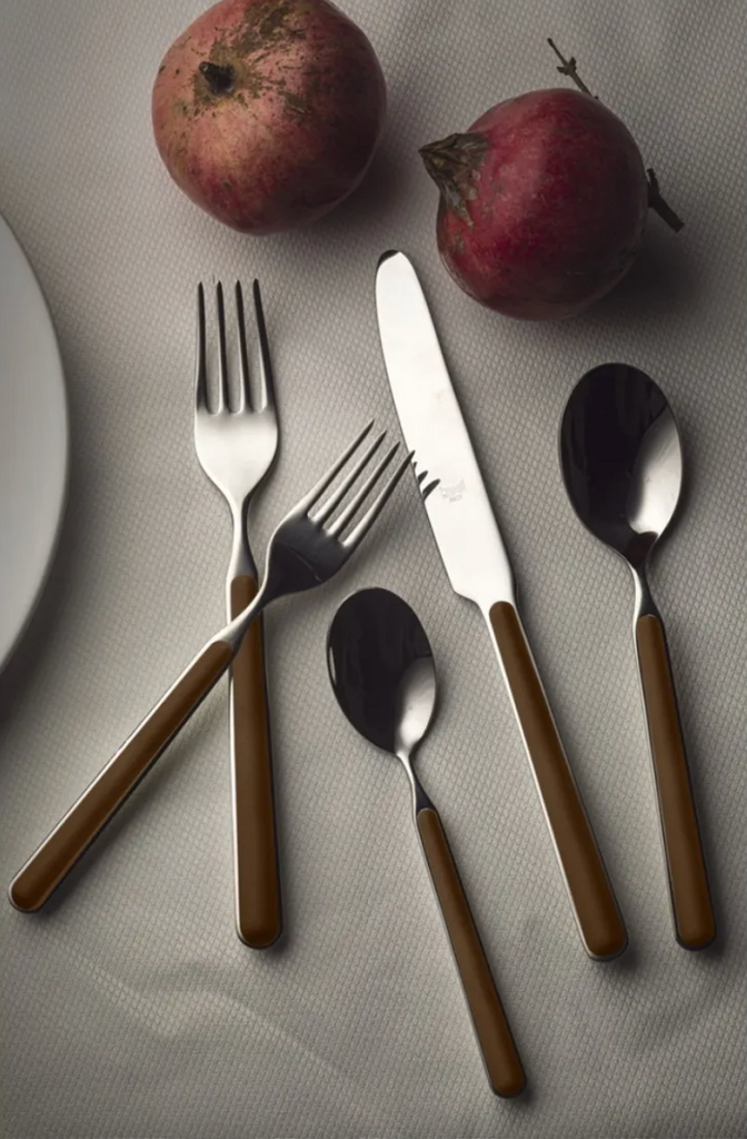 Fantasia Cutlery Set - Tobacco