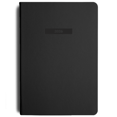 2026 Classic Weekly Diary - Black