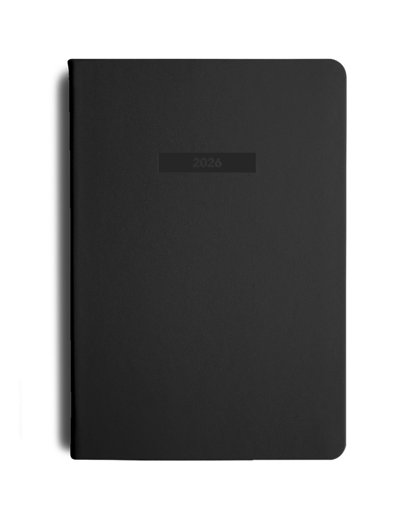 2026 Classic Weekly Diary - Black