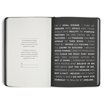 2026 Classic Weekly Diary - Black