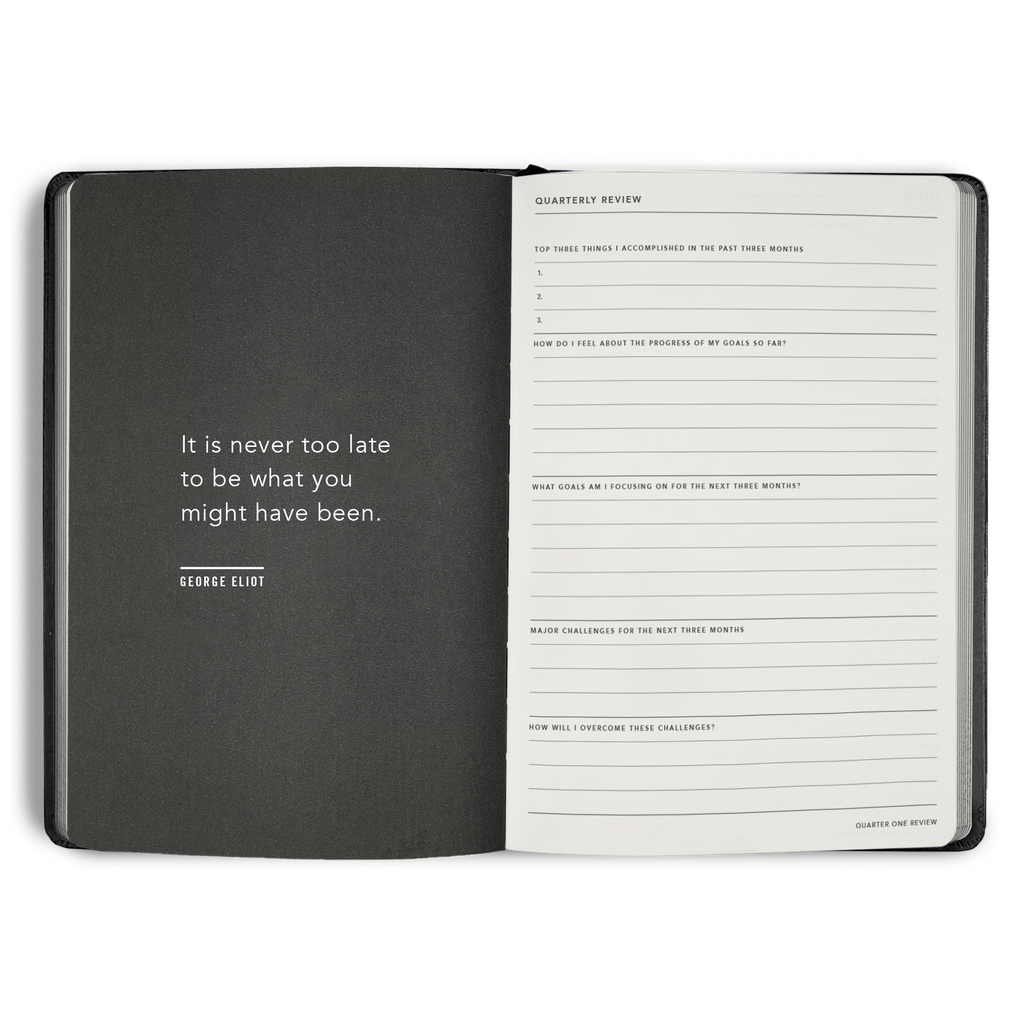 2026 Classic Weekly Diary - Black