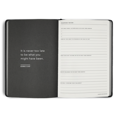 2026 Classic Weekly Diary - Black