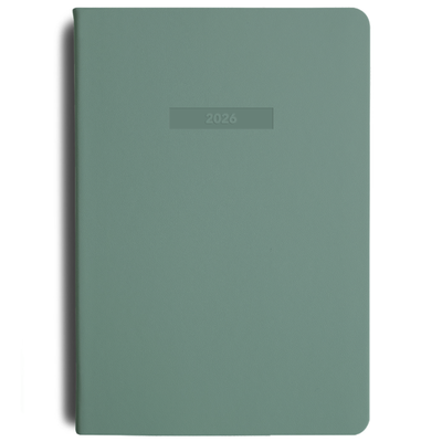 2026 Classic Weekly Diary - Sea Green