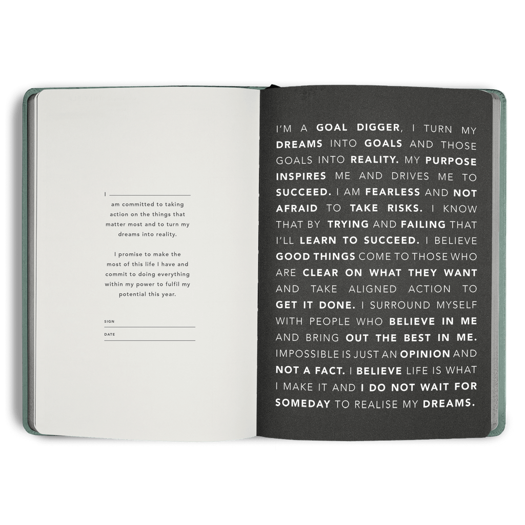 2026 Classic Weekly Diary - Sea Green