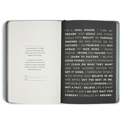 2026 Classic Weekly Diary - Sea Green