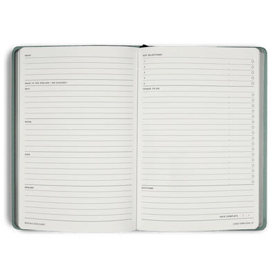 2026 Classic Weekly Diary - Sea Green