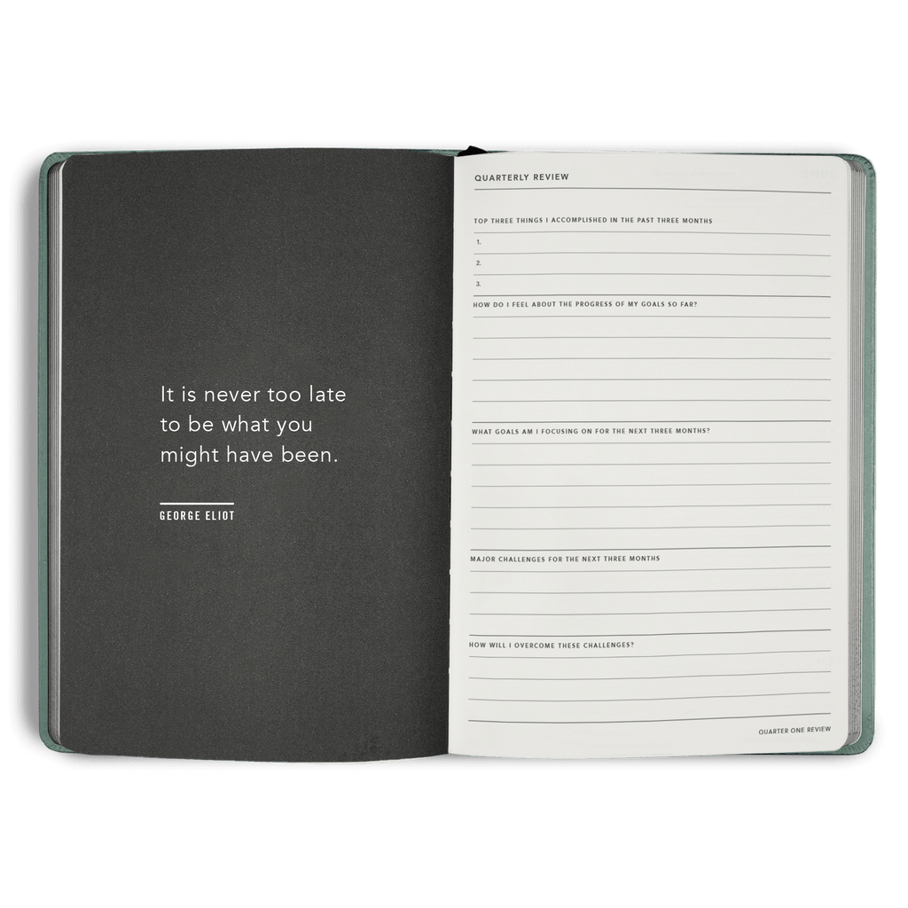 2026 Classic Weekly Diary - Sea Green