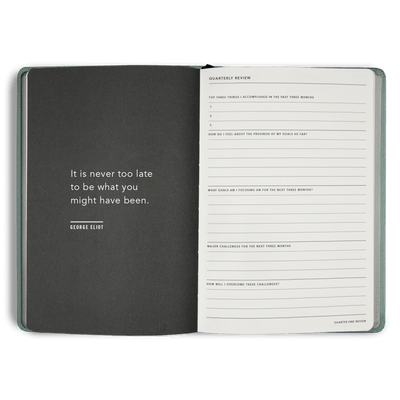 2026 Classic Weekly Diary - Sea Green