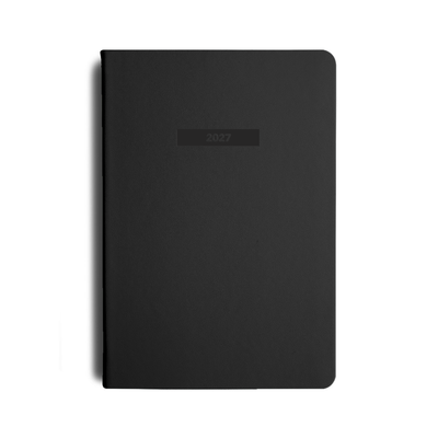 2027 Classic Weekly Diary - Black