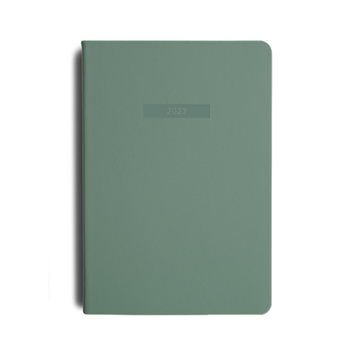 2027 Classic Weekly Diary - Green