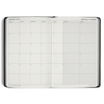 2027 Goal Digger Daily Diary - Black