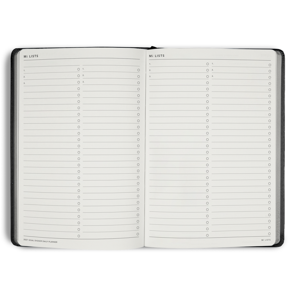 2027 Goal Digger Daily Diary - Green