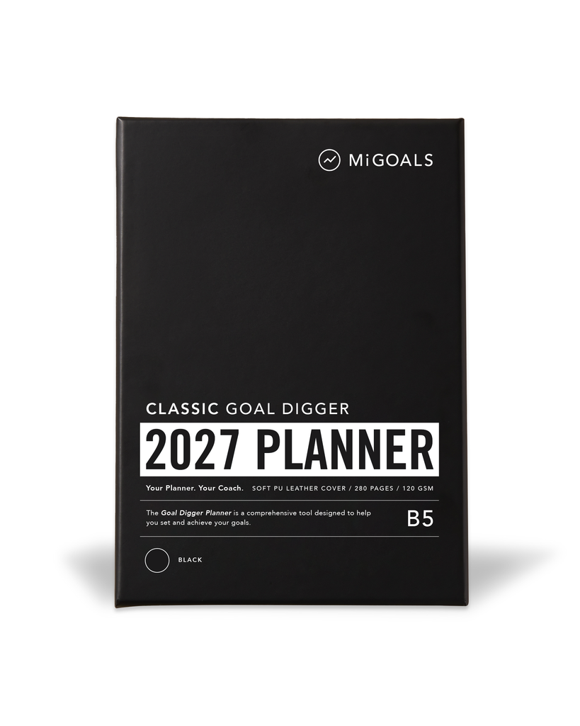 2027 Goal Digger Daily Diary - Black