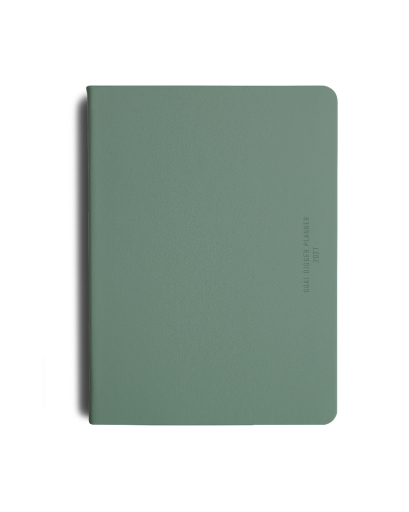 2027 Goal Digger Daily Diary - Green