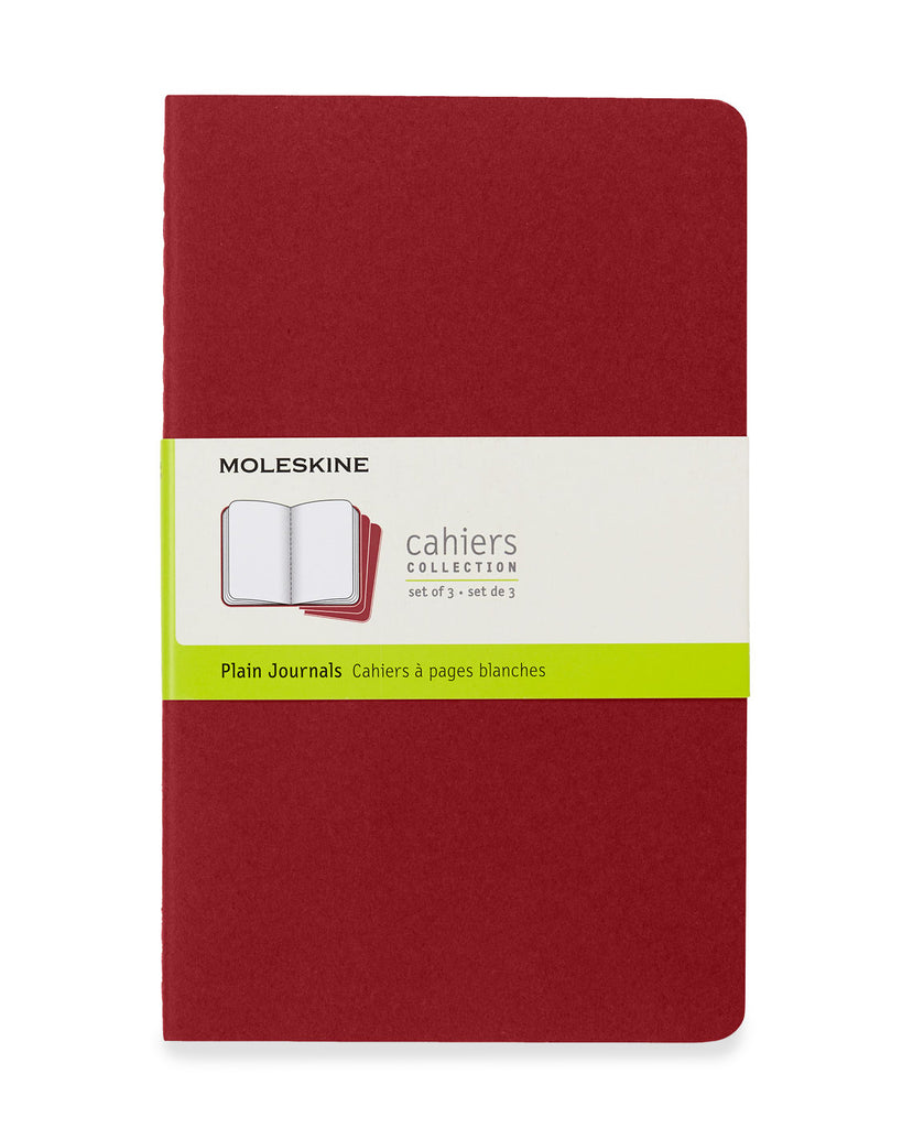 Cahier Cranberry Journals - Set of 3