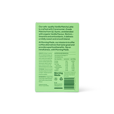Vanilla Matcha - 10 Pack