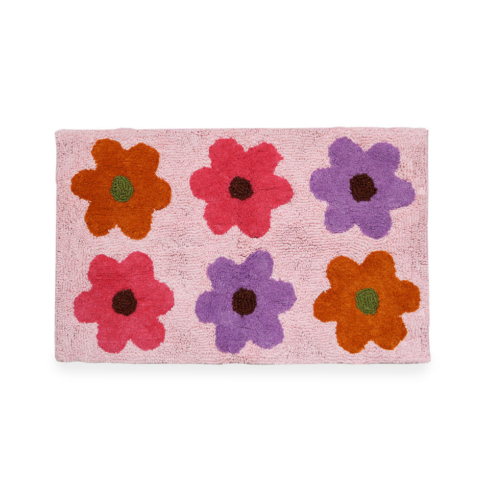 Paper Plane - Mosey Me - Candy Flowerbed Bath Mat