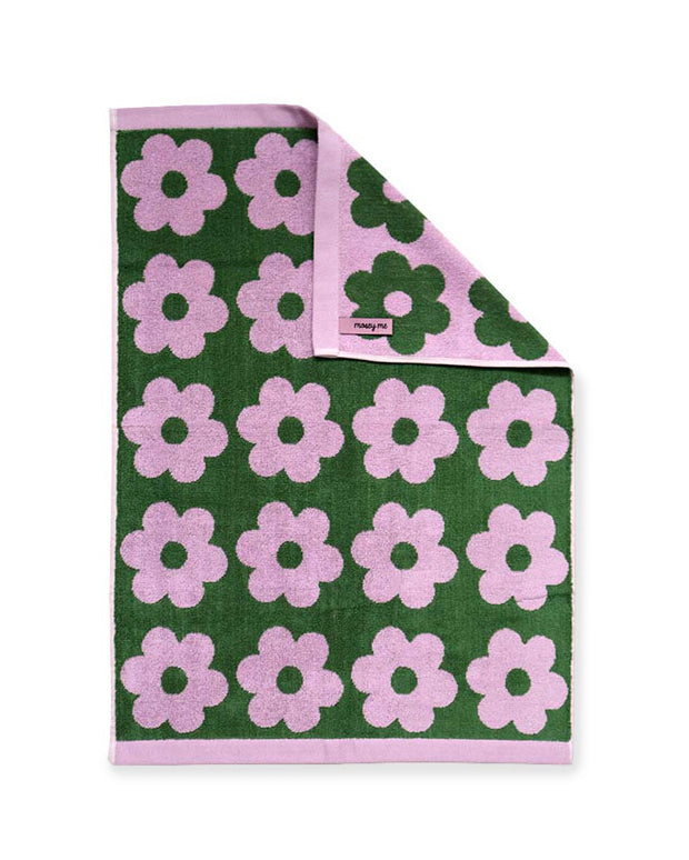 Flowerbed Hand Towel
