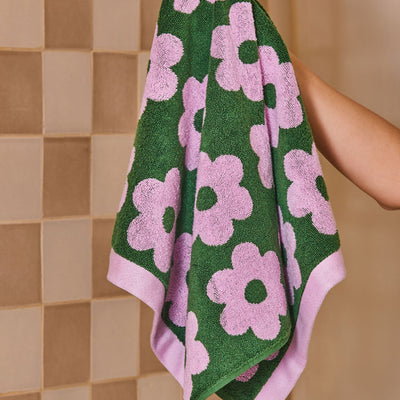 Flowerbed Hand Towel