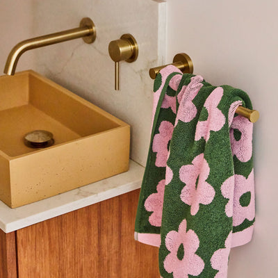 Flowerbed Hand Towel