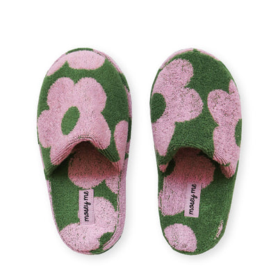 Flowerbed Terry Slippers