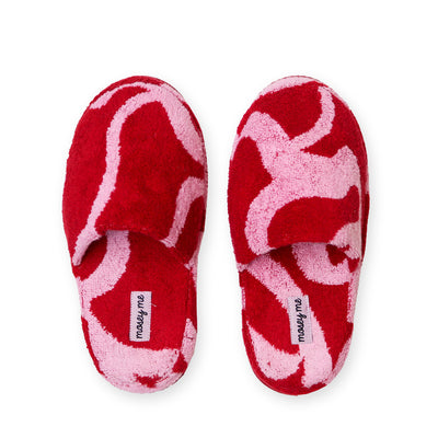 Ribbon Terry Slippers