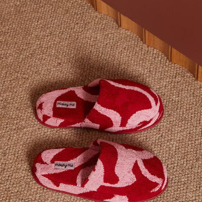 Ribbon Terry Slippers