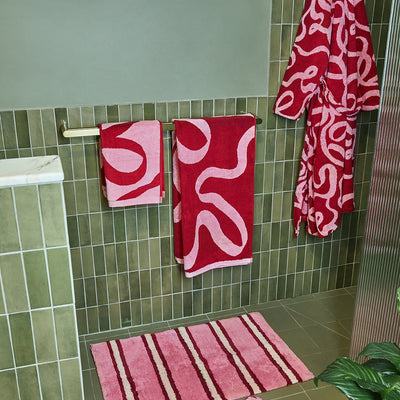 Ribbon Terry Slippers