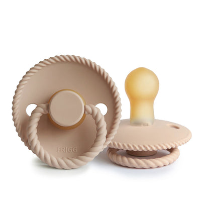 Rope Pacifier Set - Croissant