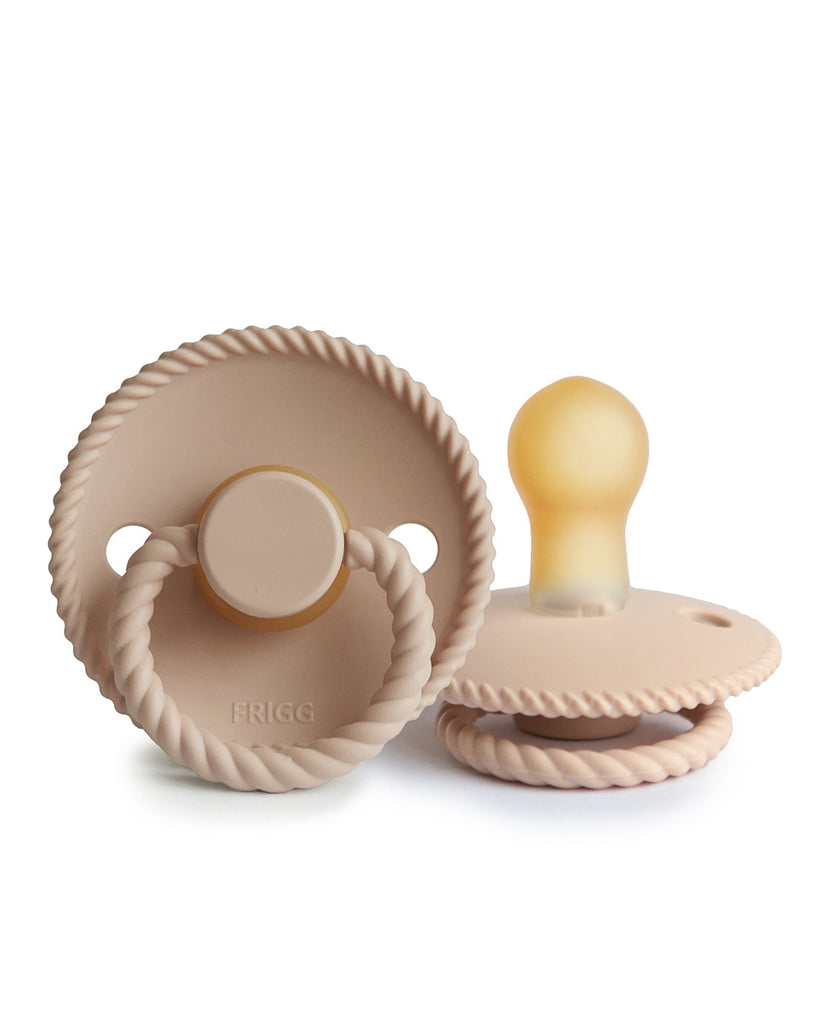 Rope Pacifier Set - Croissant