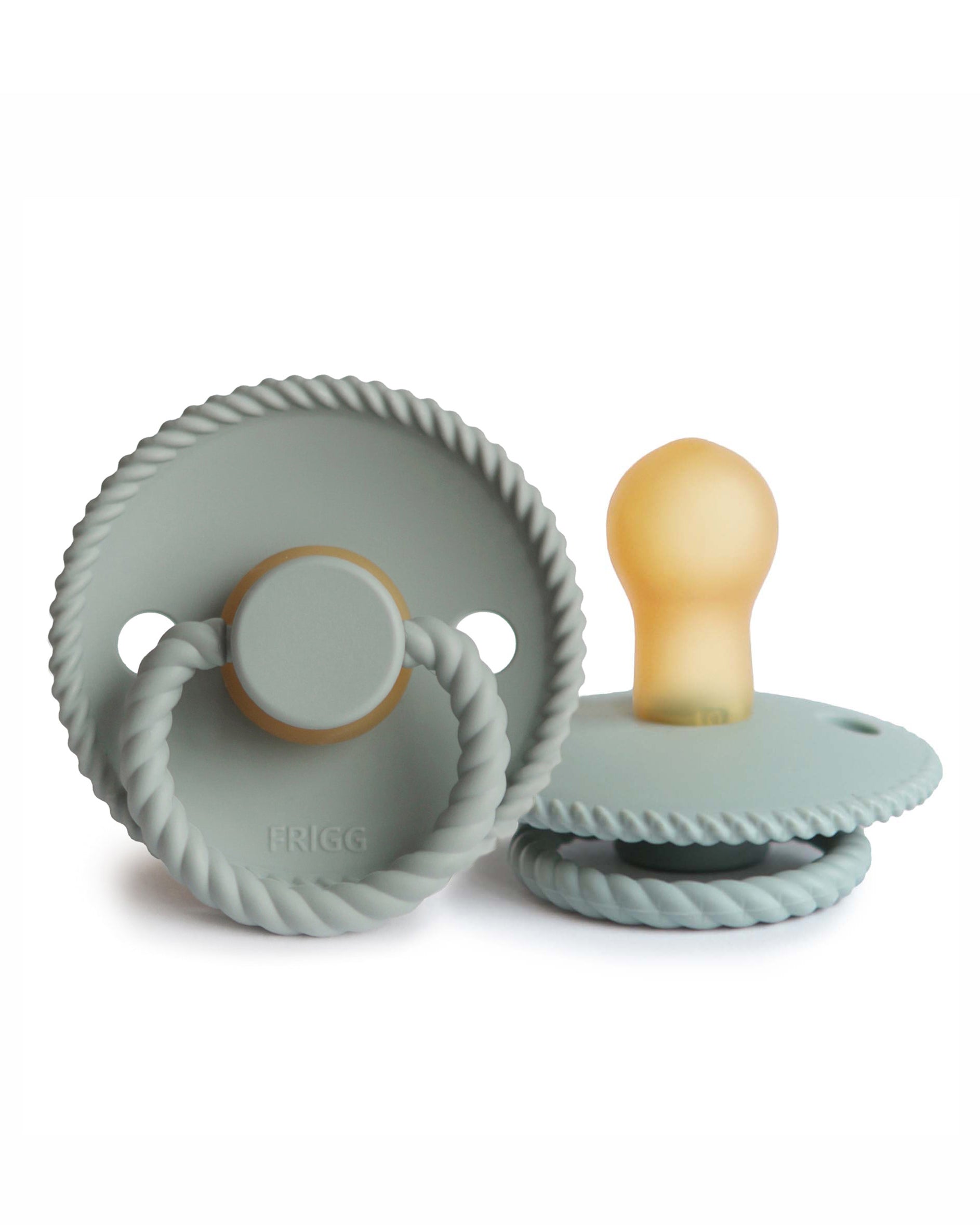 FRIGG | Rope Pacifier Set - Sage | NZ Stockist | Shop Here – PAPER PLANE