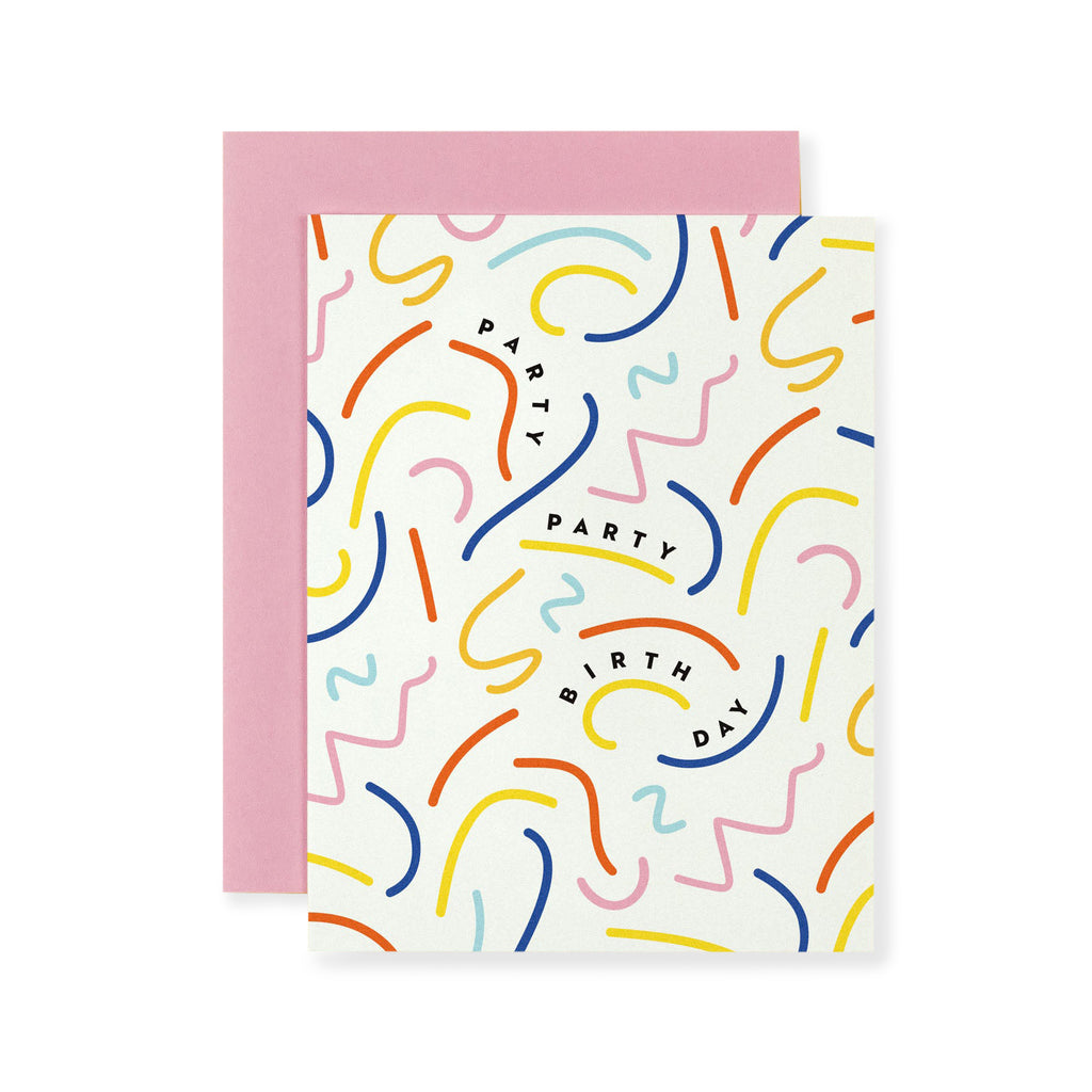 Card - Squiggle Party Party